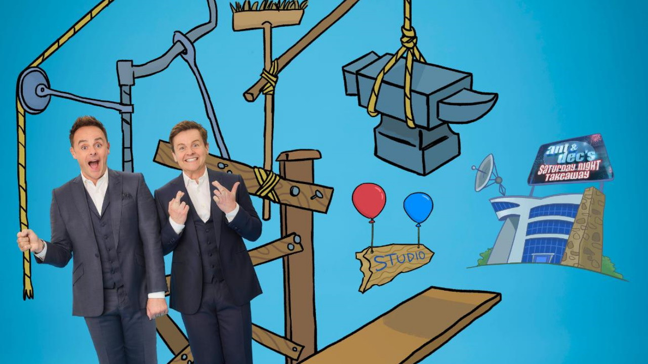 Saturday Night Takeaway: Behind the Screens backdrop