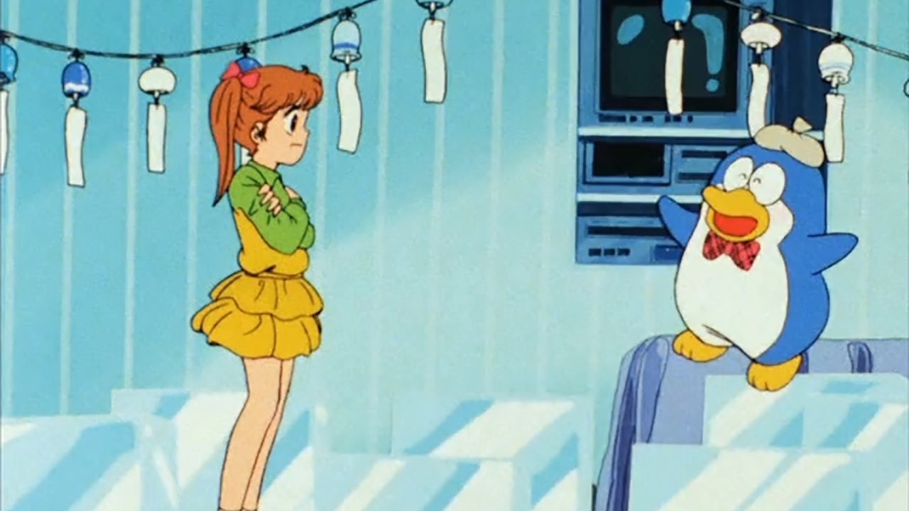 Mr. Pen Pen backdrop