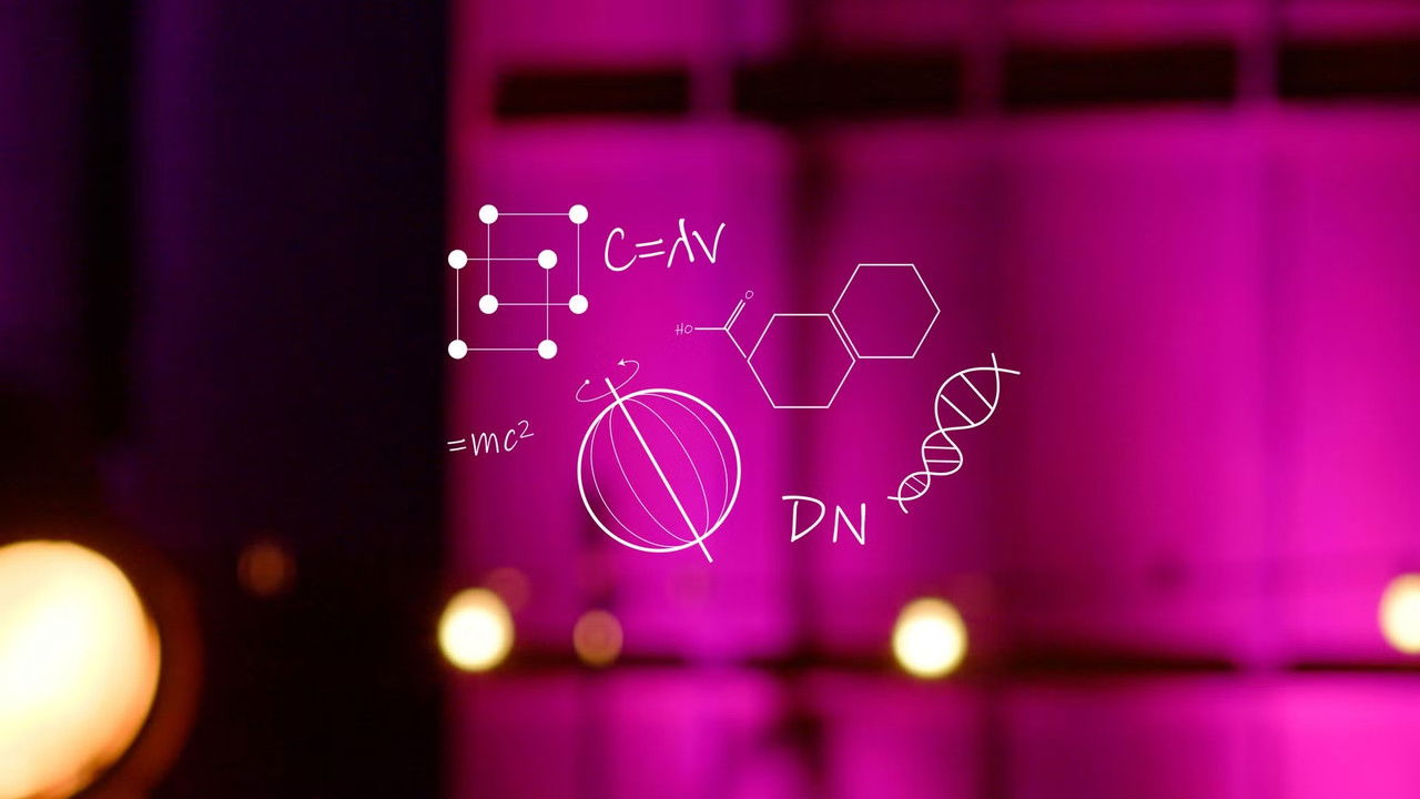 Iconos de la ciencia backdrop