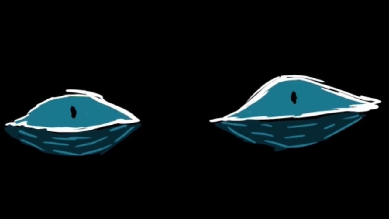 Yellow Cat with Blue Eyes backdrop