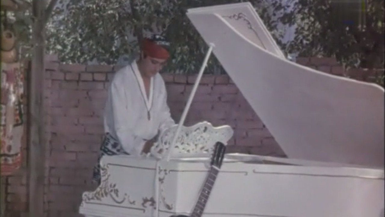 The White Grand Piano backdrop