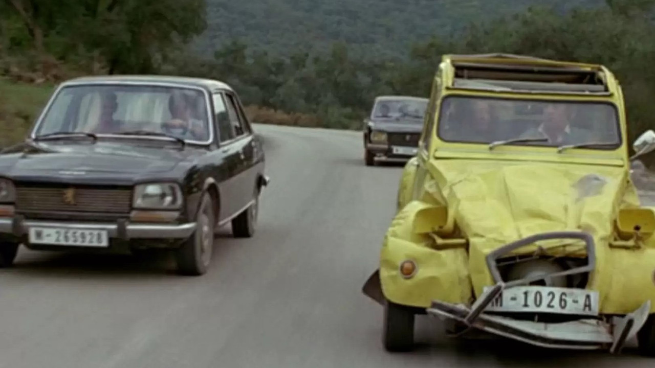 Bond in Greece backdrop