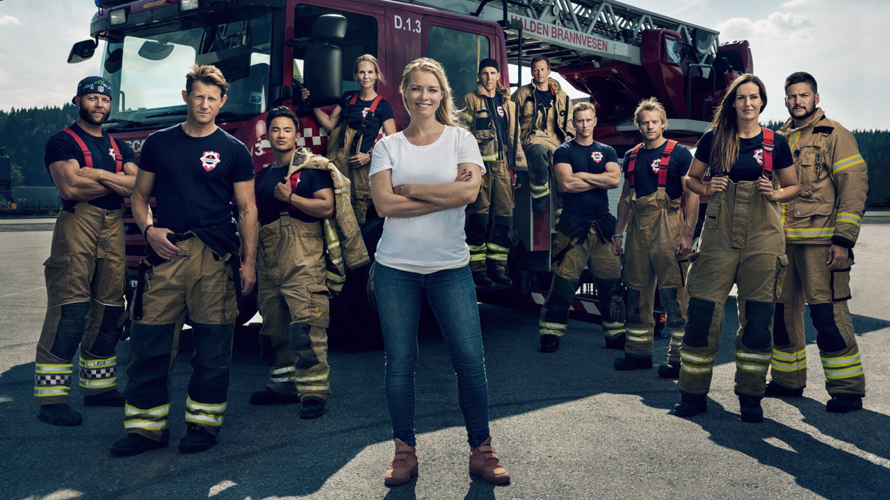Norges beste brannmann backdrop