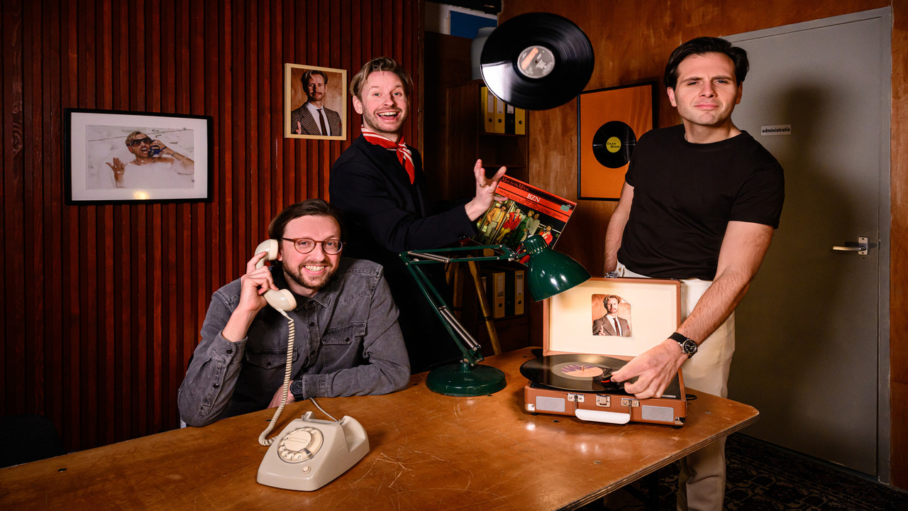 De platenzaak backdrop