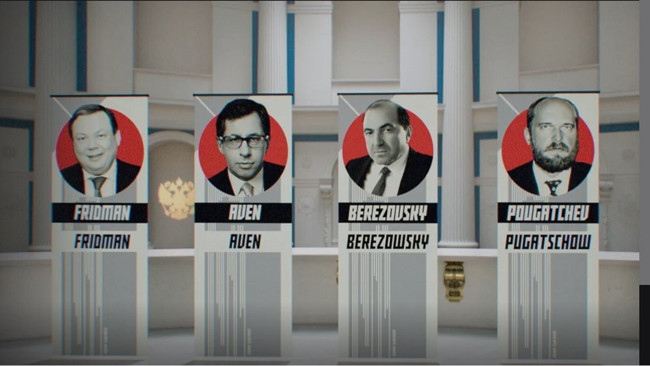 Oligarchs, Putin's gang backdrop