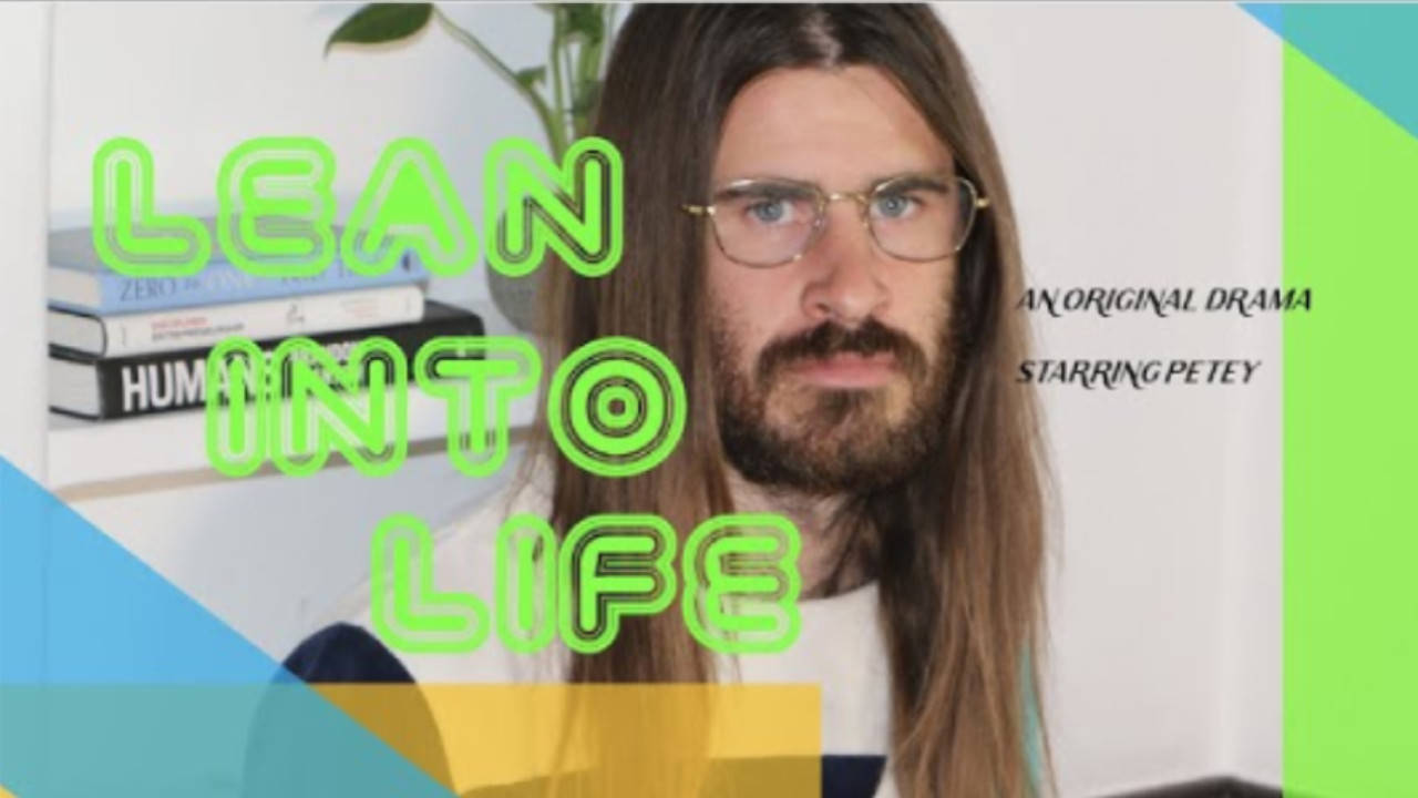 Lean Into Life backdrop