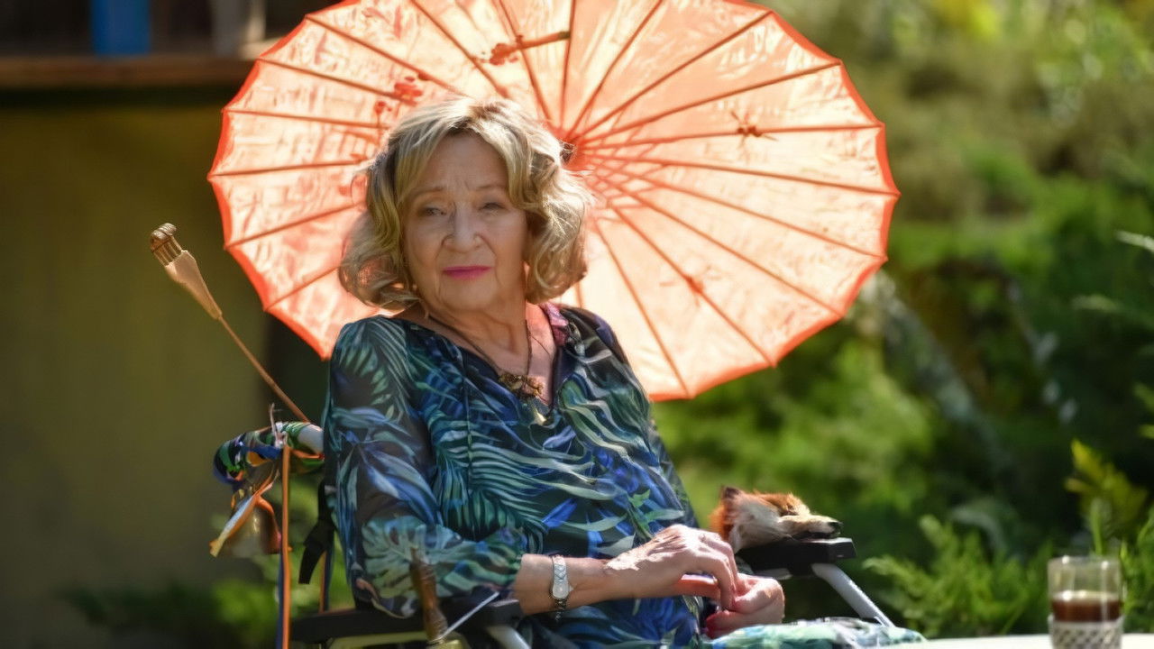 Old Woman Incubating backdrop