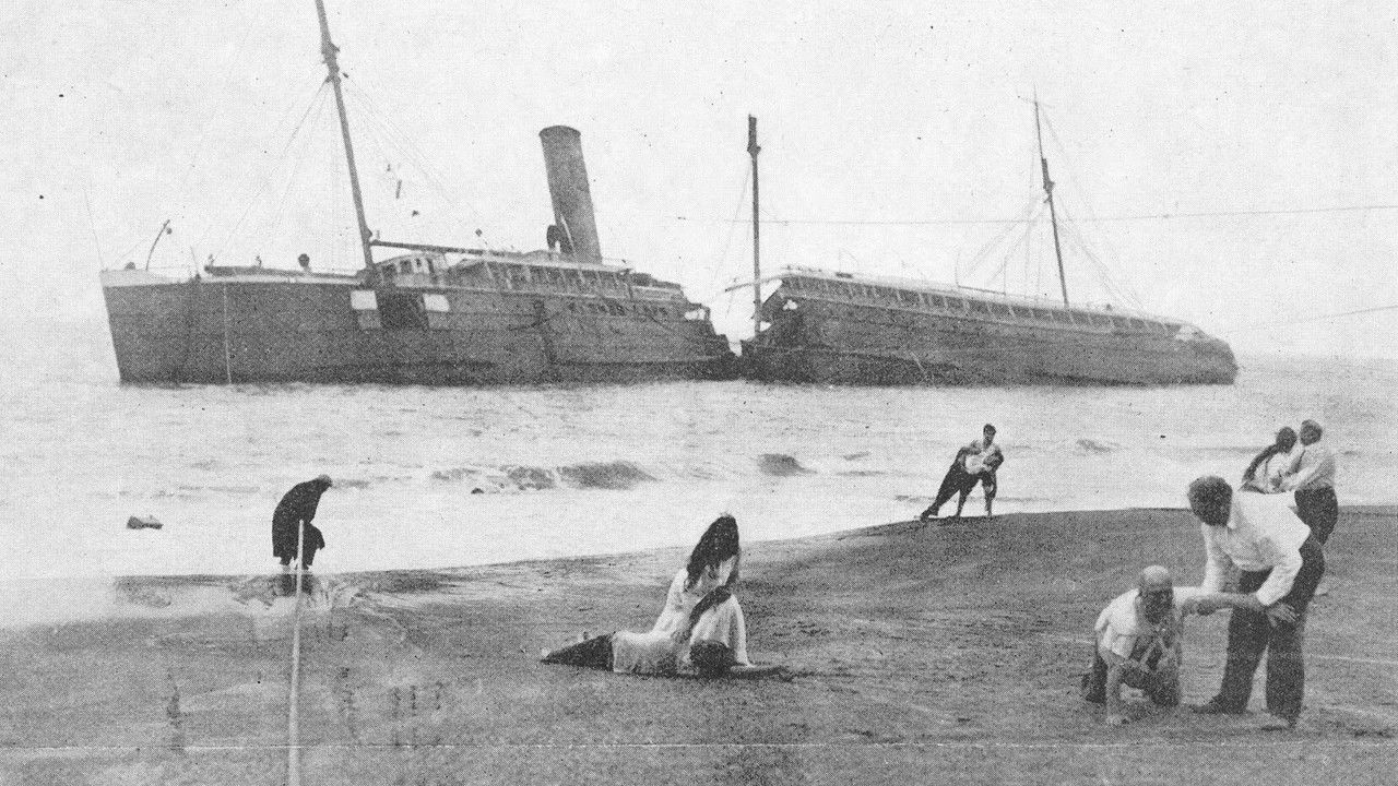 Shipwrecked backdrop