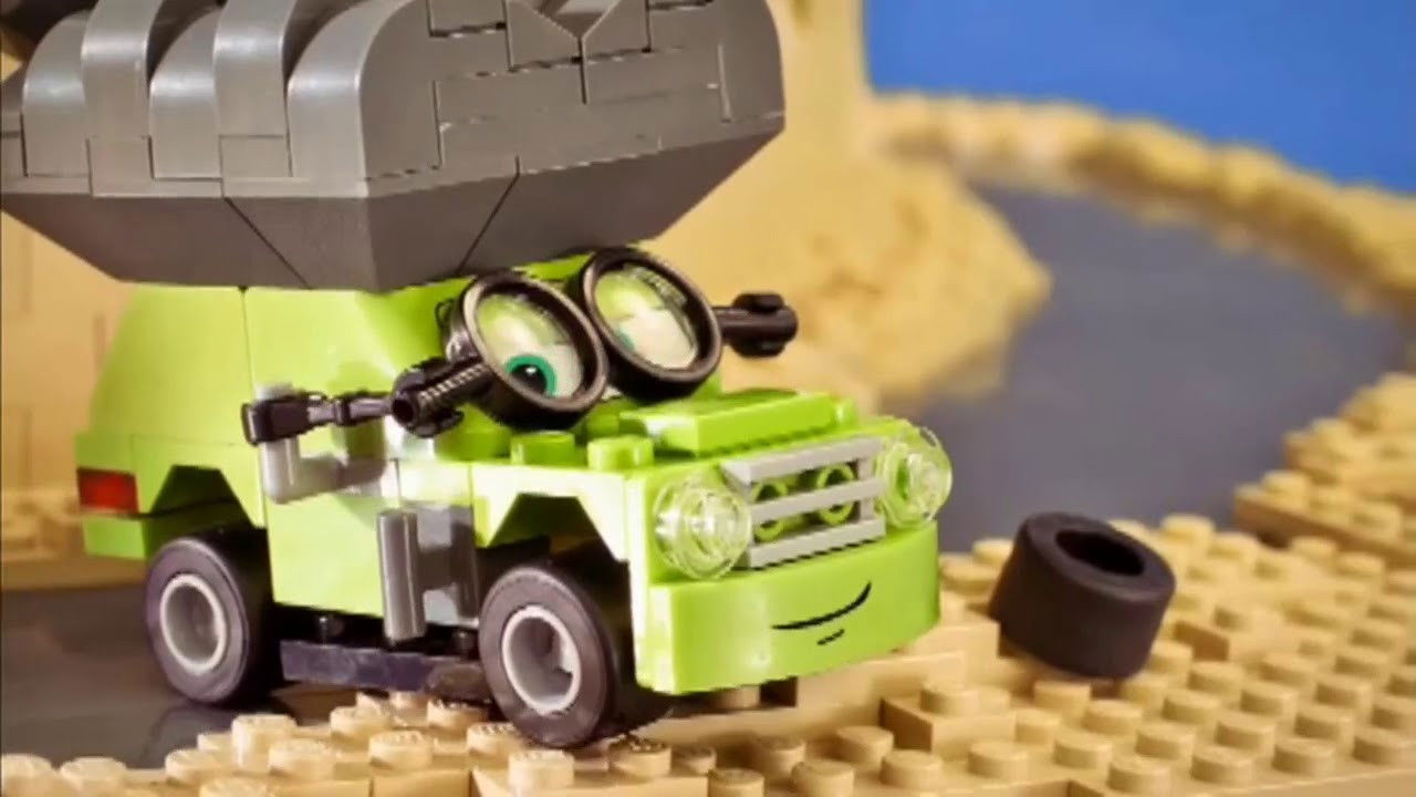 Mater's Brick Tales: Mater's Spy Surprise backdrop