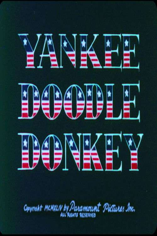 Yankee Doodle Donkey poster
