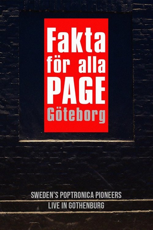 Page – Fakta För Alla Göteborg poster