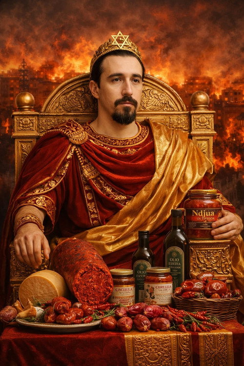 Herman Gater as Imperatore Cesare Augusto Costantino Germanoctono Shalomgoldbergwitz