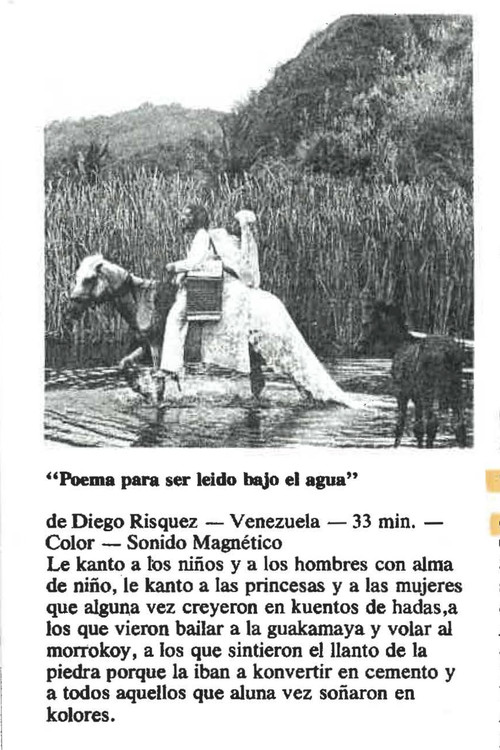 Poema para ser leído bajo el agua