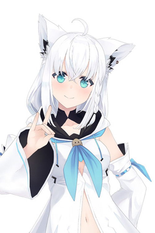 Shirakami Fubuki as Shirakami Fubuki