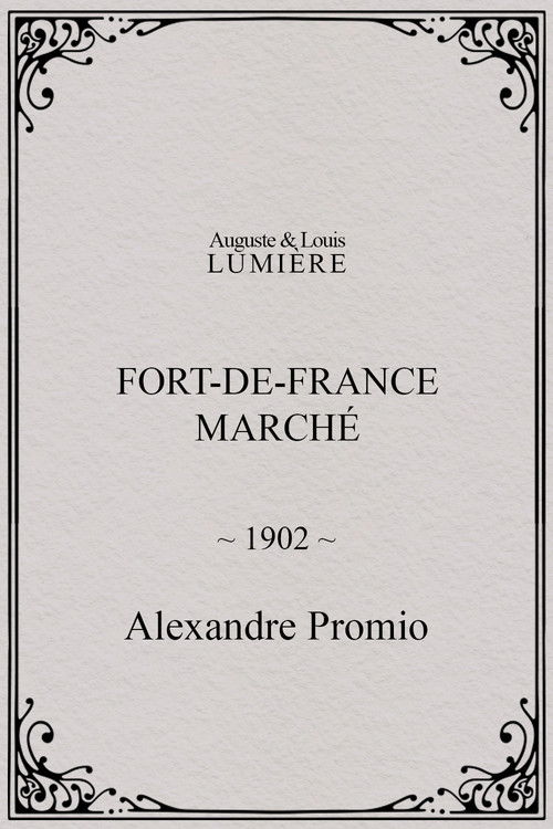 Fort-de-France : marché poster