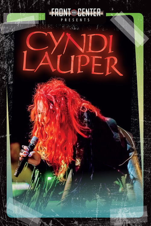 Cyndi Lauper - Front and Center Presents poster