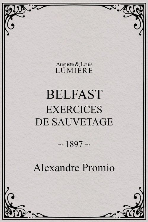 Belfast, exercices de sauvetage poster